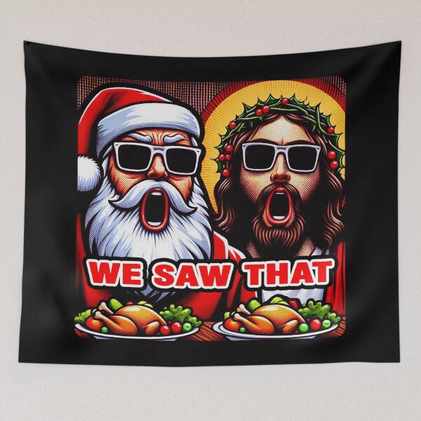 Item preview, We Saw That Jesus Christ Santa Claus designed and sold by plushism.