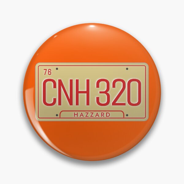 Item preview, CNH 320 License Plate Americana Hazzard County Georgia  designed and sold by The Junto Shop.