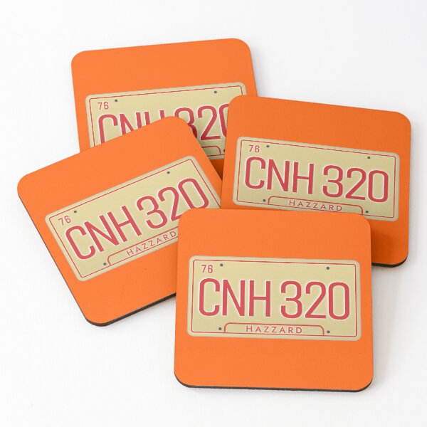 Item preview, CNH 320 License Plate Americana Hazzard County Georgia  designed and sold by The Junto Shop.