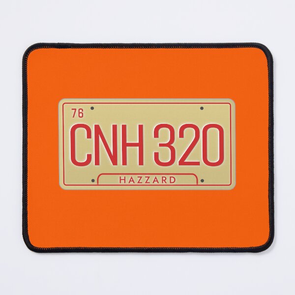 Item preview, CNH 320 License Plate Americana Hazzard County Georgia designed and sold by The Junto Shop.