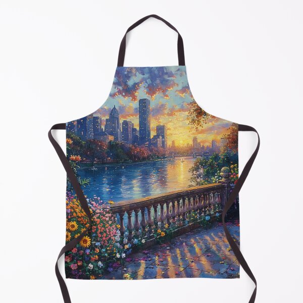 Item preview, Flowered Cityscape designed and sold by Dawn van Doorn.