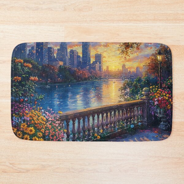 Item preview, Flowered Cityscape designed and sold by Dawn van Doorn.