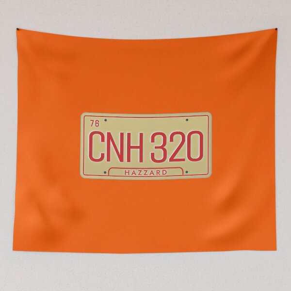 Item preview, CNH 320 License Plate Americana Hazzard County Georgia  designed and sold by The Junto Shop.