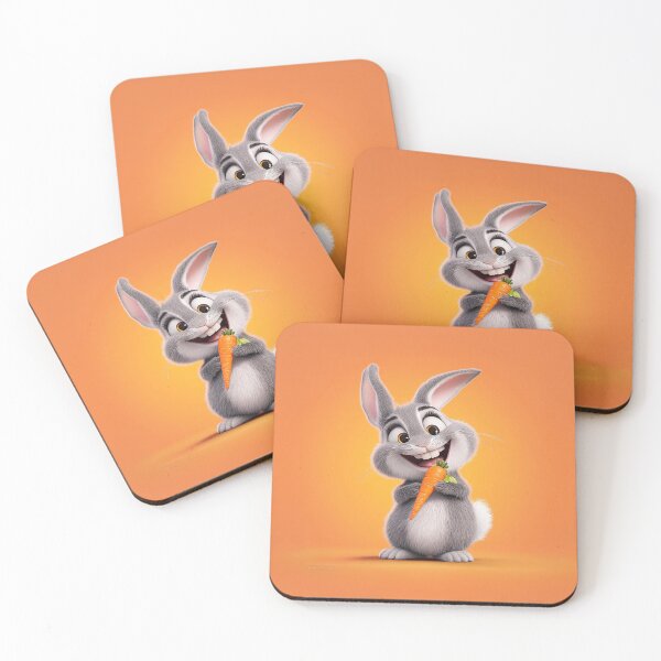 Item preview, Cute Rabbit holding a carrot designed and sold by Graphoteka.