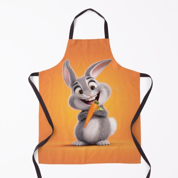Item preview, Cute Rabbit holding a carrot designed and sold by Graphoteka.