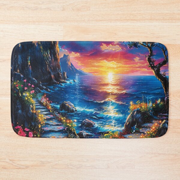 Item preview, Flowered Cliffs designed and sold by Dawn van Doorn.