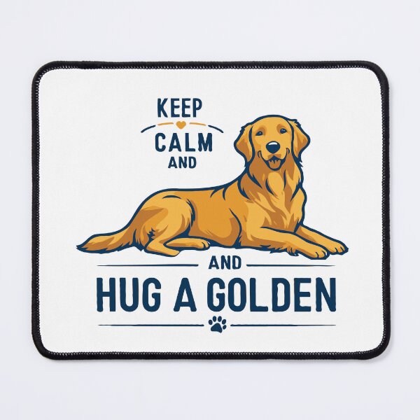 Item preview, Keep calm and hug a Golden designed and sold by 2gather1ness.
