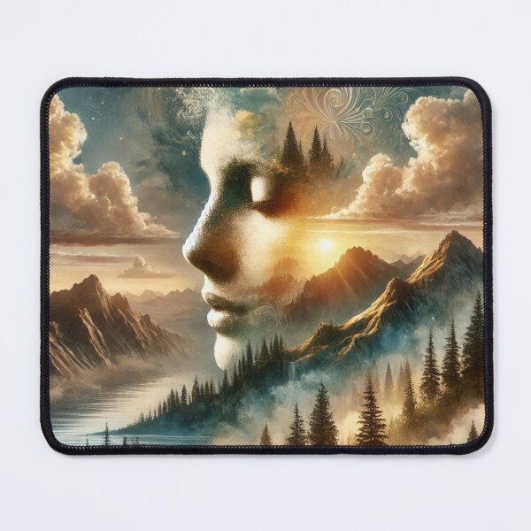 Item preview, Surreal Landscape Double-Exposure Artwork designed and sold by Thanabordee.