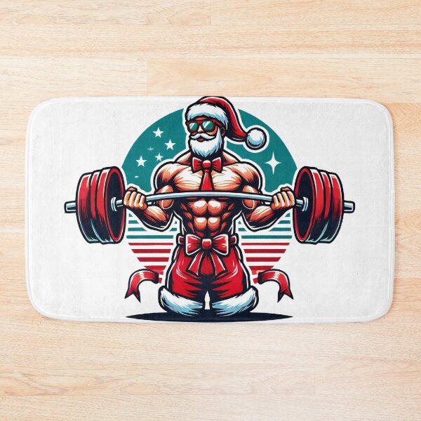 Item preview, Santa Claus Bodybuilding Ugly Sweater Style Artwork designed and sold by lubushop1.