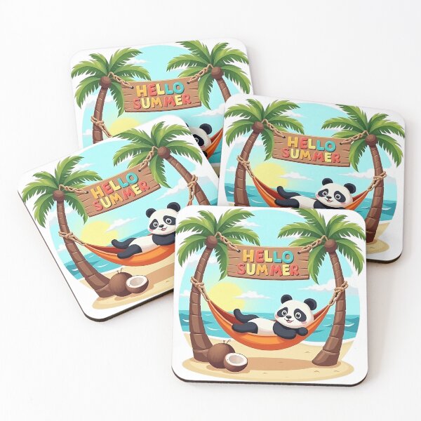 Item preview, Hello Summer adorable Panda Design designed and sold by Casanova7000.