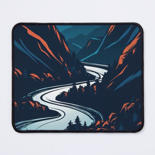 Item preview, Mountain River Sunset designed and sold by REPTISLAV.