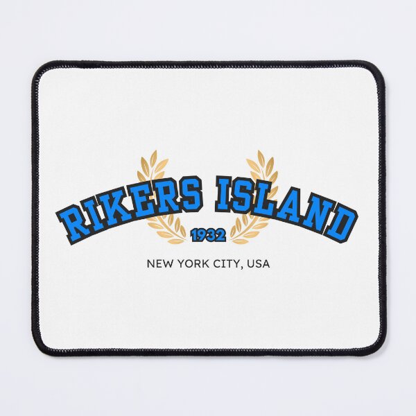 Item preview, Rikers Island Jail “Varsity,” Blue and Black designed and sold by UNK-Fatigues.