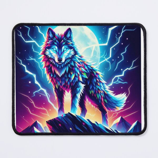 Item preview, Wolf at night designed and sold by MindsAtelier.
