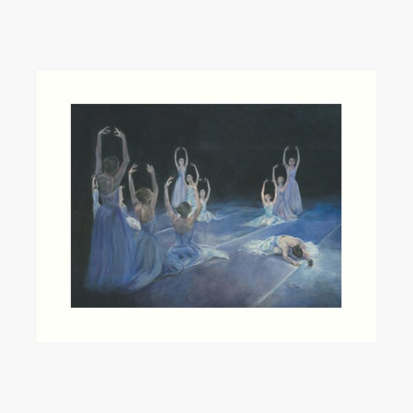 Item preview, SERENADE IN VIOLET/Oil on canvas designed and sold by Marla Brate.