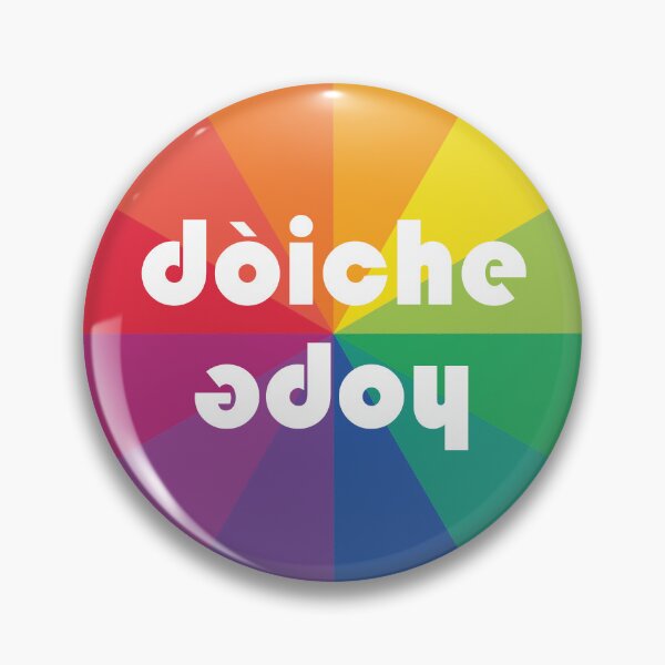 Item preview, hope | dòiche (Scottish Gaelic translation) sqaure rainbow designed and sold by Mamaidh Made.