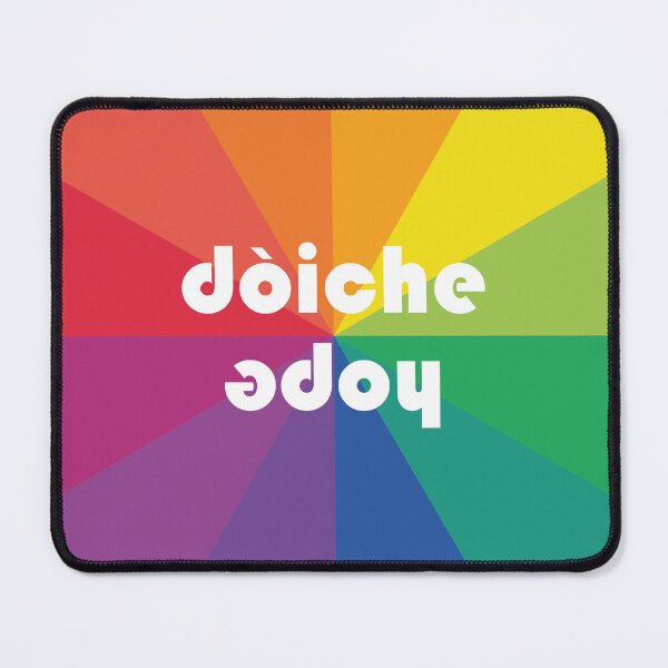 Item preview, hope | dòiche (Scottish Gaelic translation) sqaure rainbow designed and sold by Mamaidh Made.