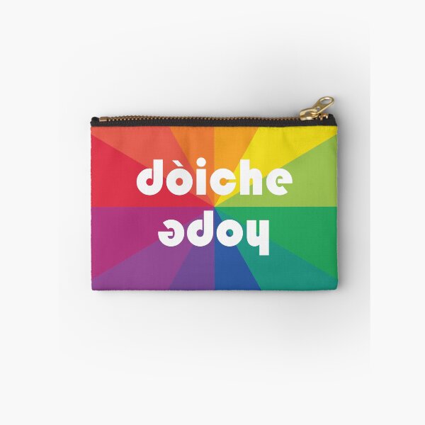 Item preview, hope | dòiche (Scottish Gaelic translation) sqaure rainbow designed and sold by Mamaidh Made.