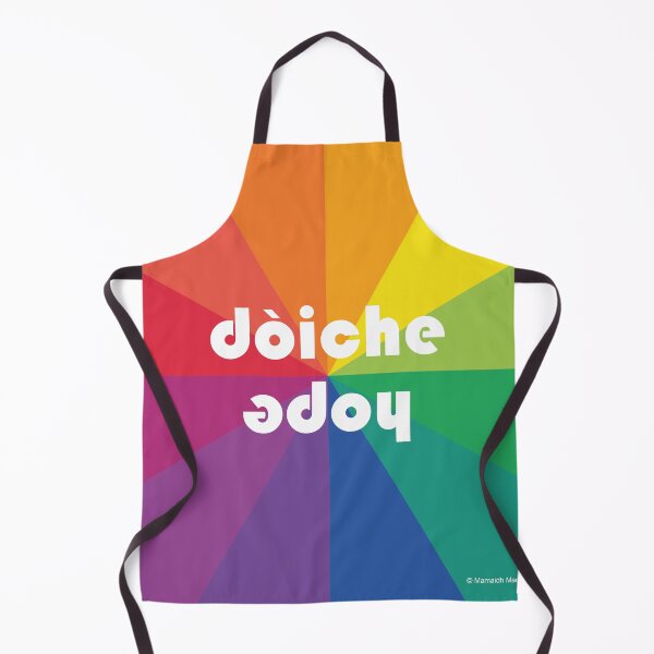 Item preview, hope | dòiche (Scottish Gaelic translation) sqaure rainbow designed and sold by Mamaidh Made.