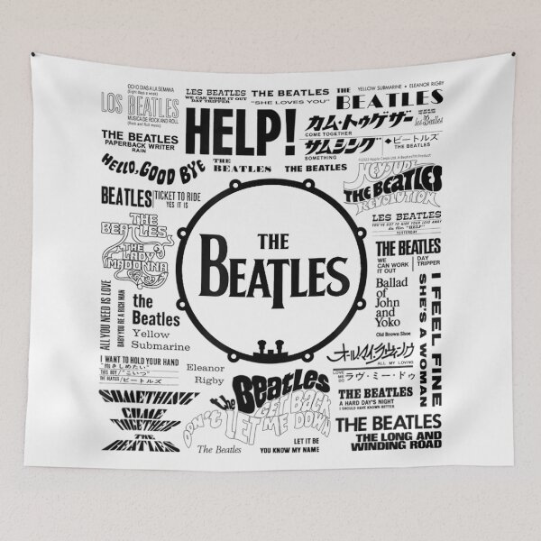 Item preview, Singles World Art T-Shirt by The Beatles designed and sold by RenettaFunky.
