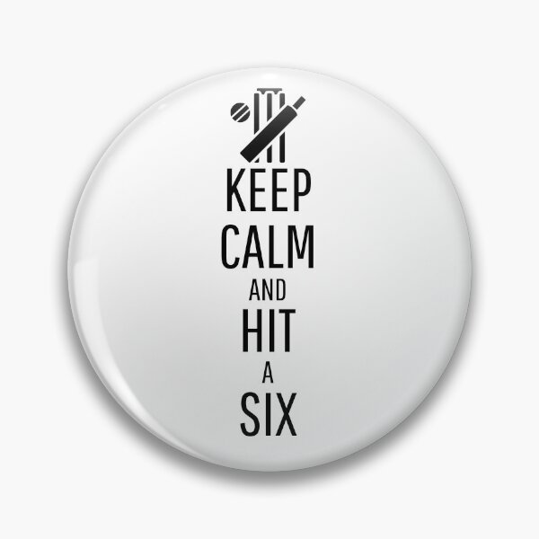 Item preview, Keep Calm and Hit a Six designed and sold by VasInd.