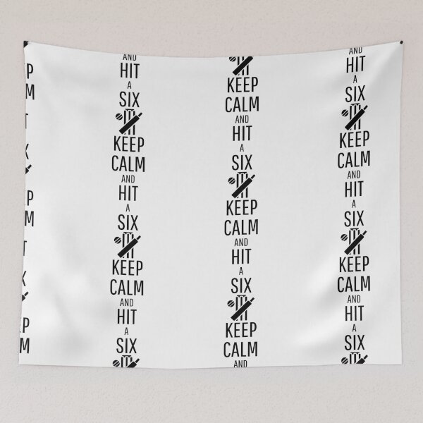 Item preview, Keep Calm and Hit a Six designed and sold by VasInd.