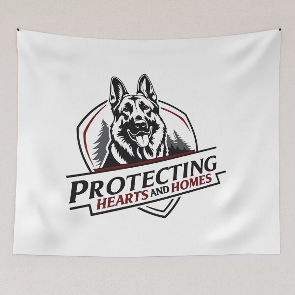 Item preview, German shepherd Protecting hearts and homes designed and sold by 2gather1ness.