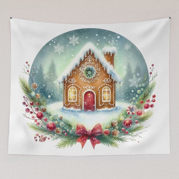 Item preview, "Gingerbread Haven: A Sweet Holiday Creation" designed and sold by Kriebelt.