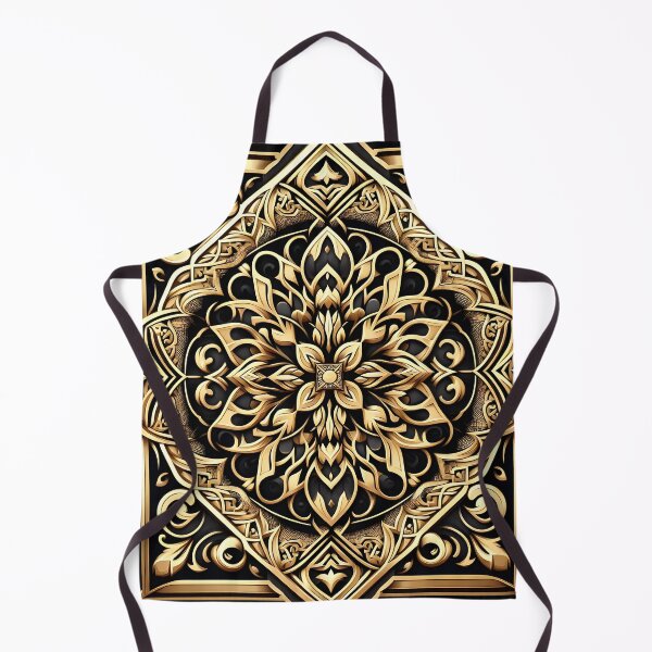Item preview, golden and black arabic ornament designed and sold by ShihawyAhmad.