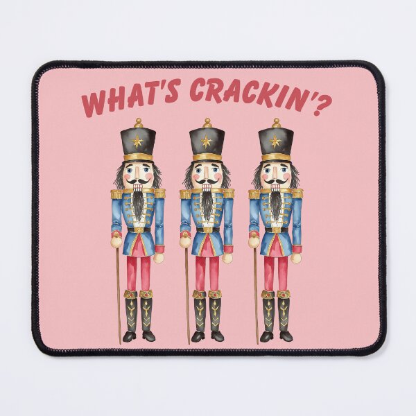 Item preview, What's Crackin? Nutcracker Doll Christmas Watercolor designed and sold by Magnolia Valley Art.