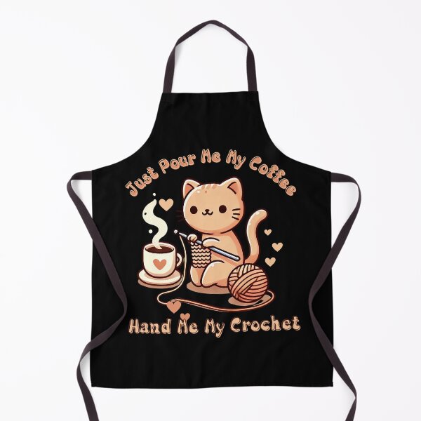 Item preview, Just Pour Me My Coffee Hand Me My Crochet Funny designed and sold by nanka-art.