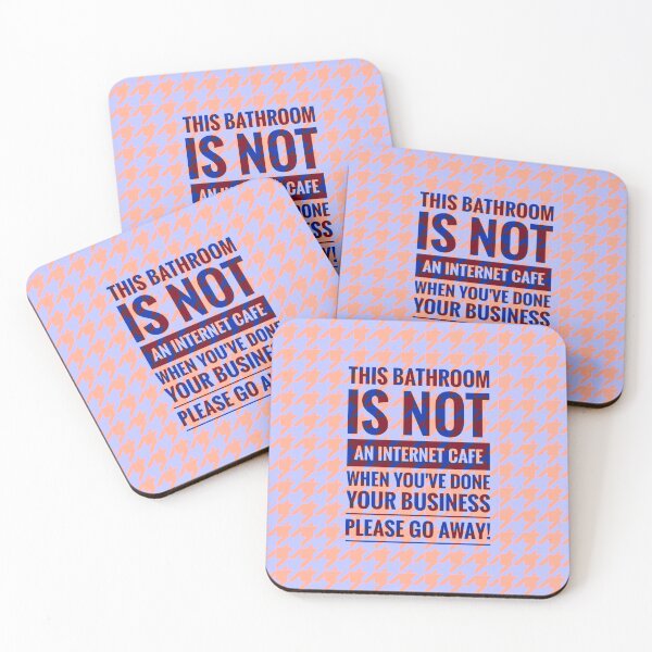 Item preview, Toilet Humour WC funny Sign by Jenny Meehan  designed and sold by Jenny Meehan Art Prints and Patterns  .