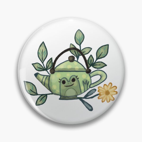 Item preview, Green jug with a frog, cheerful frog on a jug, tea set with a frog, tea time designed and sold by Dormitria.