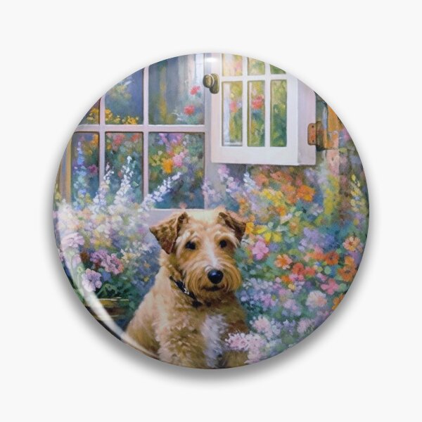 Item preview, Flowered Dog designed and sold by Dawn van Doorn.