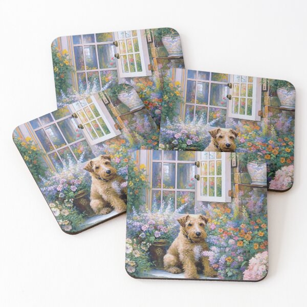 Item preview, Flowered Dog designed and sold by Dawn van Doorn.