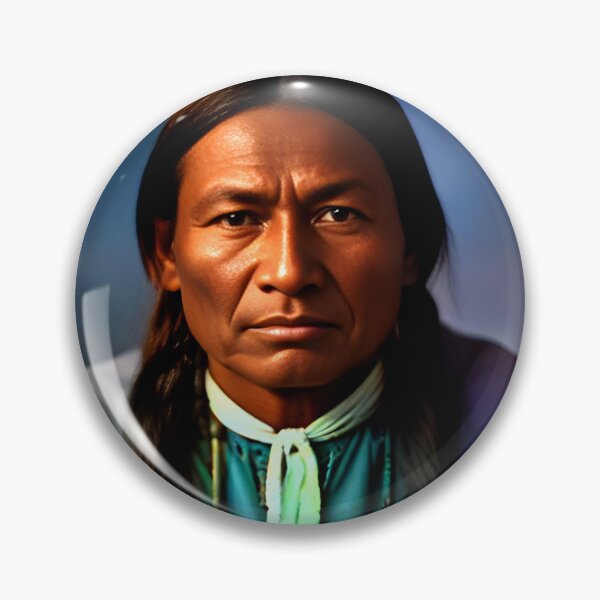 Item preview, Sitting Bull Portrait: A Young Leader's Gaze (c. 1857) designed and sold by SJZDesign.