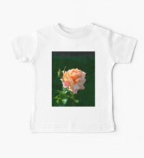Peach Florabunda Rose #8 Baby Tee