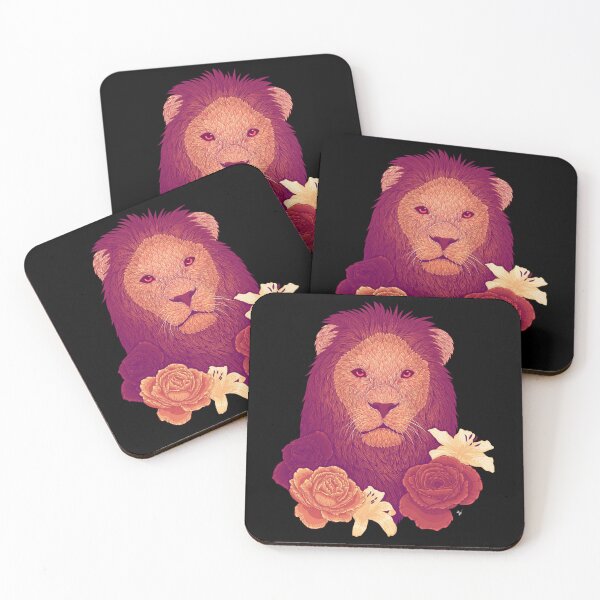 Item preview, Pink Floral Lion designed and sold by Melancholy Wolf.
