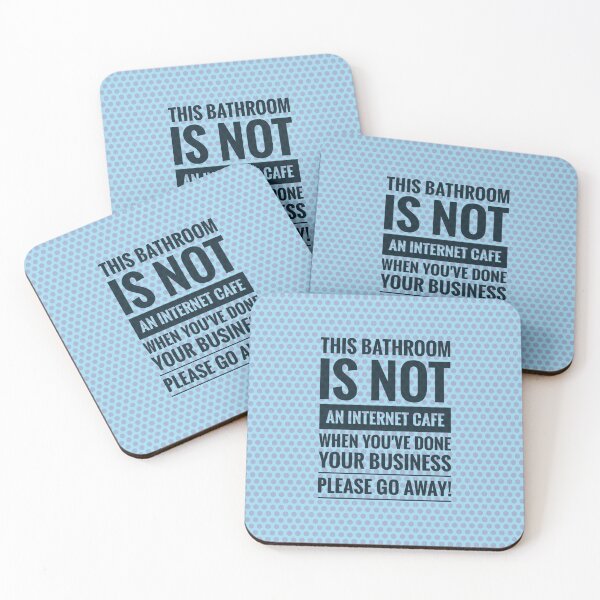 Item preview, Toilet Humour WC funny Sign by Jenny Meehan  designed and sold by Jenny Meehan Art Prints and Patterns  .
