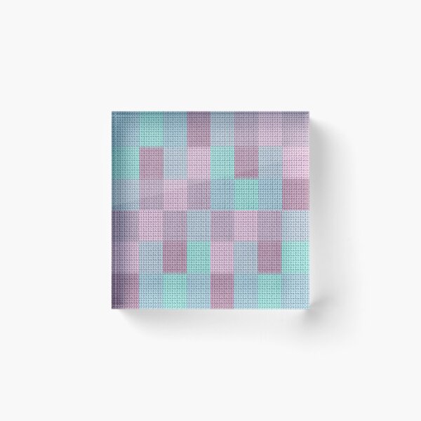 Item preview, Knitted Pastel Rectangles Fashion 05 designed and sold by Grang Art Artistic Designs.