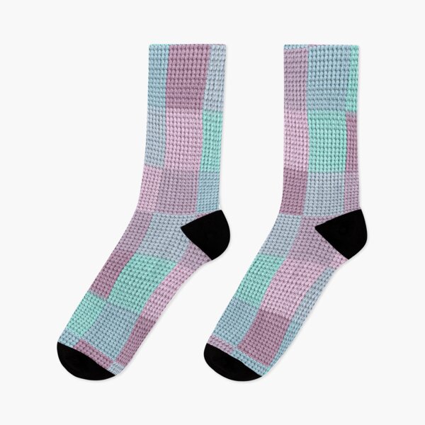 Item preview, Knitted Pastel Rectangles Fashion 05 designed and sold by Grang Art Artistic Designs.
