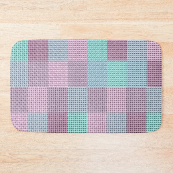 Item preview, Knitted Pastel Rectangles Fashion 05 designed and sold by Grang Art Artistic Designs.