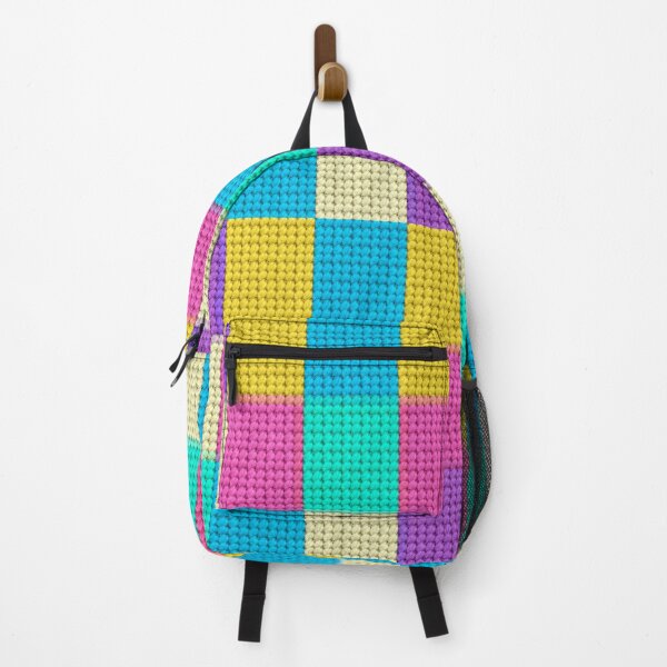 Item preview, Knitted Pastel Rectangles Fashion 02 designed and sold by Grang Art Artistic Designs.