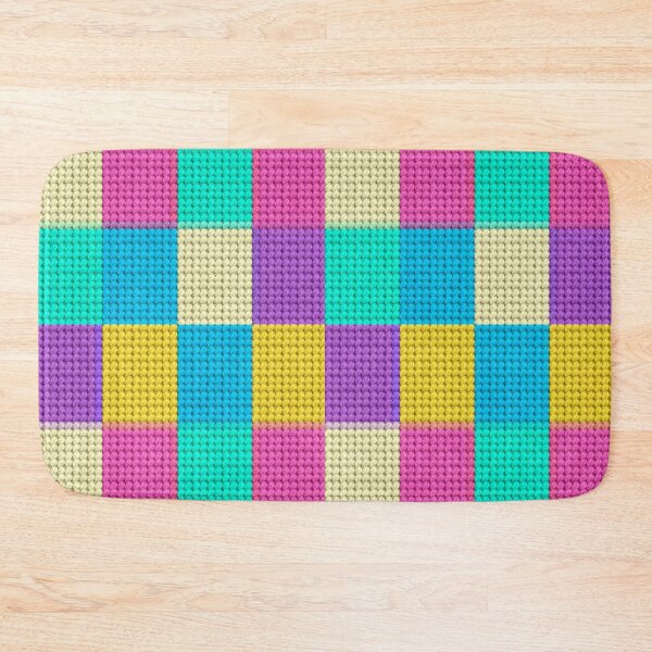 Item preview, Knitted Pastel Rectangles Fashion 02 designed and sold by Grang Art Artistic Designs.