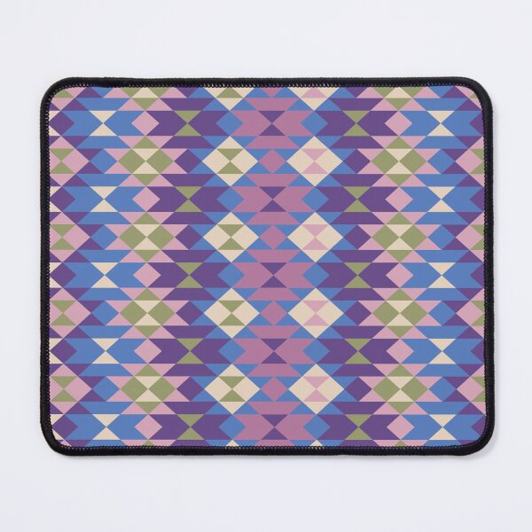 Item preview, Vineyard Purple Green and Blue Tribal Geometric Pattern designed and sold by MarikaJohnson.