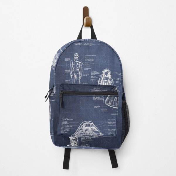 Item preview, Apollo Saturn V Command Module Blueprint in High Resolution (dark blue) designed and sold by RyansWorkshop.