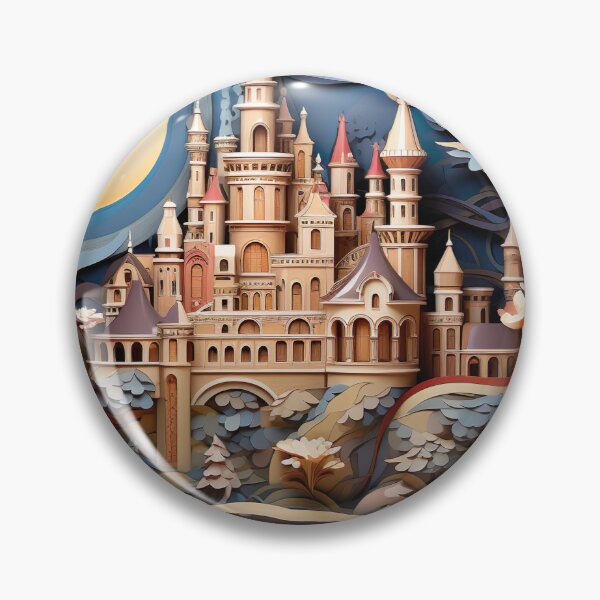 Item preview, Paper Craft - Castle Blue designed and sold by KootenayDesigns.