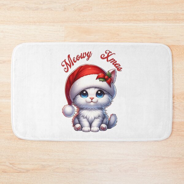 Item preview, CUTE SANTA CAT designed and sold by KONFRANstyle.