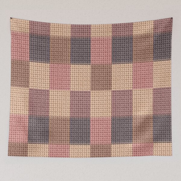 Item preview, Knitted Pastel Rectangles Fashion 06 designed and sold by Grang Art Artistic Designs.