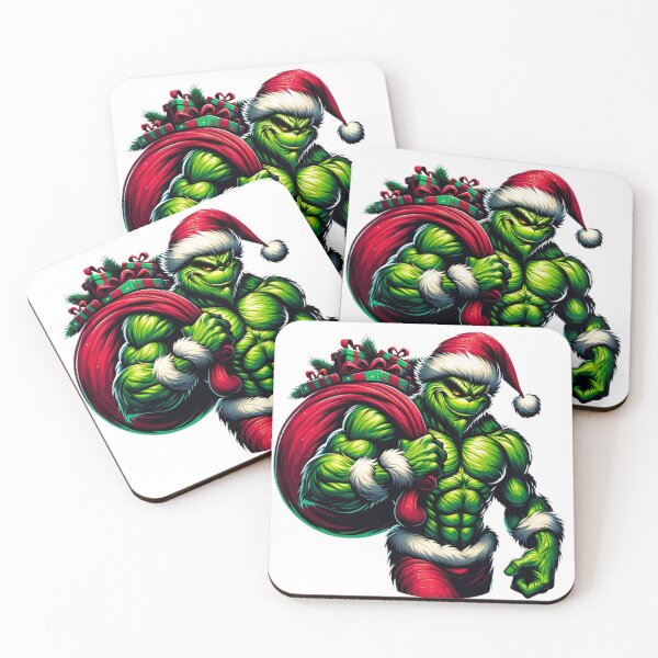 Item preview, Festive Santa Powerlifting Christmas Gym Humor Artwork designed and sold by AIARTIST1.