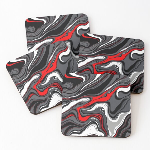 Item preview, Liquify - Red, Gray, Black, White  designed and sold by svarupa.